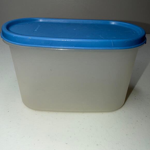 Tupperware Modular Mates #2 Blue Seal Food Storage Organization Container & Seal - Picture 2 of 10
